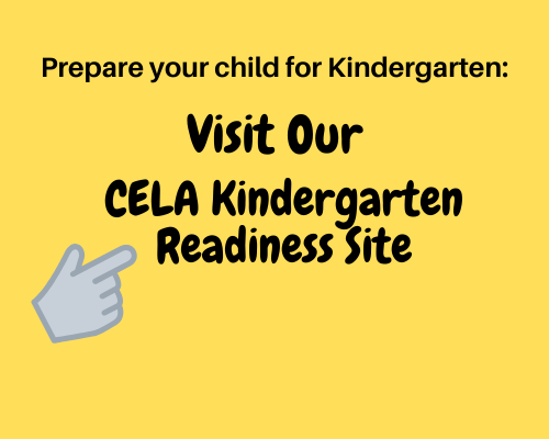  CELA Kindergarten Readiness banner